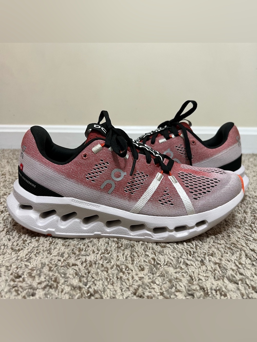 ON Running Cloudsurfer Women's Running Shoe in Auburn Frost Size 8.5